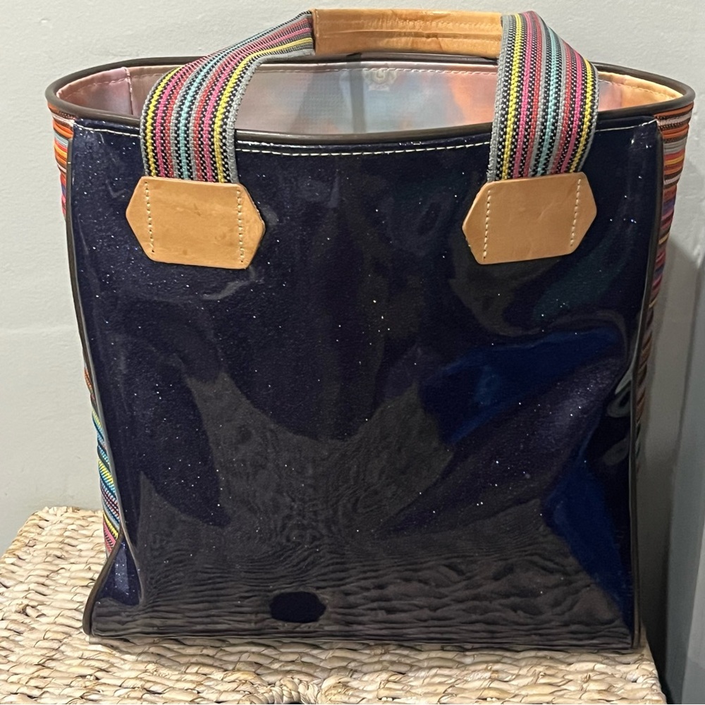 Consuela Haley Tote Bag Retired Hummingbird Blue Sparkles Classic Embroidered - Picture 9 of 10